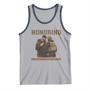 Honoring Alex Pretti ICU Nurse Tribute Support Gift Tank Top TS12 Athletic Heather Navy Print Your Wear