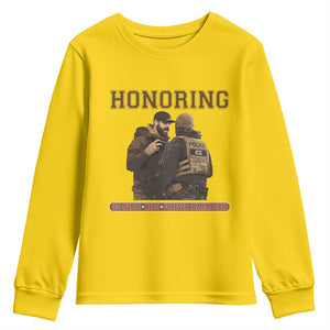 Honoring Alex Pretti ICU Nurse Tribute Support Gift Youth Sweatshirt TS12 Daisy Print Your Wear