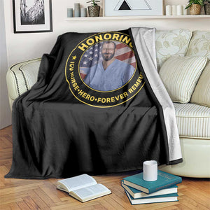 Alex Pretti Memorial Healthcare Hero Throw Blanket Minneapolis Support Gift TS12 Print Your Wear