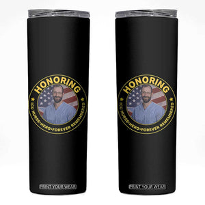 Alex Pretti Memorial Healthcare Hero Skinny Tumbler Minneapolis Support Gift TS12 Black Print Your Wear