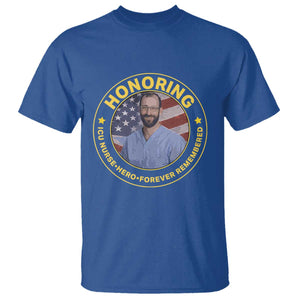 Alex Pretti Memorial Healthcare Hero T Shirt Minneapolis Support Gift TS12 Royal Blue Print Your Wear