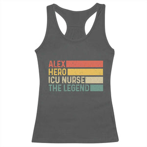 Vintage Retro Gift Racerback Tank Top Vintage Retro Gift TS12 Dark Heather Print Your Wear