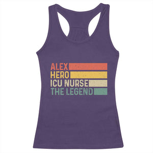 Vintage Retro Gift Racerback Tank Top Vintage Retro Gift TS12 Purple Print Your Wear