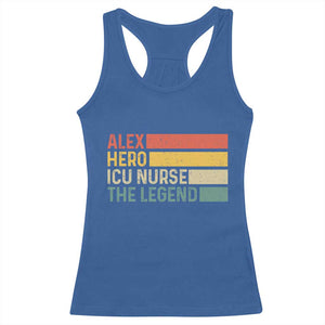 Vintage Retro Gift Racerback Tank Top Vintage Retro Gift TS12 Royal Blue Print Your Wear