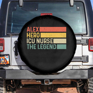 Vintage Retro Gift Spare Tire Cover Vintage Retro Gift TS12 No hole Black Print Your Wear