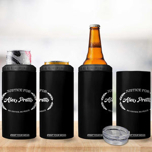 Justice For Alex Pretti 4 in 1 Can Cooler Tumbler Abolish ICE Protest Minneapolis Support Gift TS12 Print Your Wear