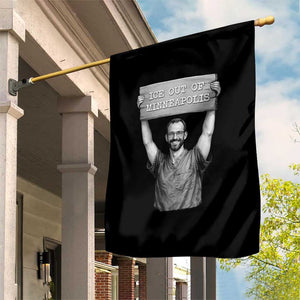 Ice Out Of Minneapolis Garden Flag Alex Pretti Memorial ICU Nurse Tribute Support TS12 Print Your Wear