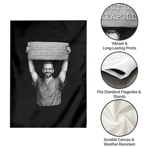 Ice Out Of Minneapolis Garden Flag Alex Pretti Memorial ICU Nurse Tribute Support TS12 Print Your Wear