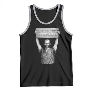 Ice Out Of Minneapolis Tank Top Alex Pretti Memorial ICU Nurse Tribute Support TS12 Black Athletic Heather Print Your Wear