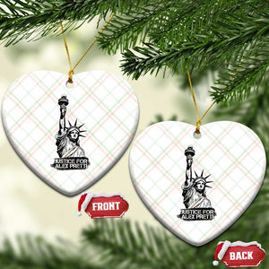 Justice For Alex Pretti Ceramic Ornament Statue Of Liberty Support Gift TS12 Print Your Wear