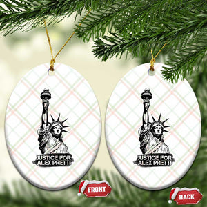 Justice For Alex Pretti Ceramic Ornament Statue Of Liberty Support Gift TS12 Print Your Wear