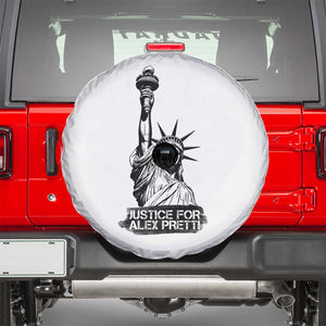 Justice For Alex Pretti Spare Tire Cover Statue Of Liberty Support Gift TS12 White Print Your Wear