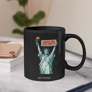 Statue Of Liberty Justice For Alex Pretti Tribute Gift Coffee Mug TS12 Print Your Wear