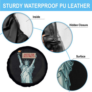 Statue Of Liberty Justice For Alex Pretti Tribute Gift Spare Tire Cover TS12 Print Your Wear