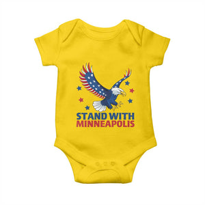 Stand With Minneapolis Baby Onesie American Eagle Protest Gift TS12 Daisy Print Your Wear