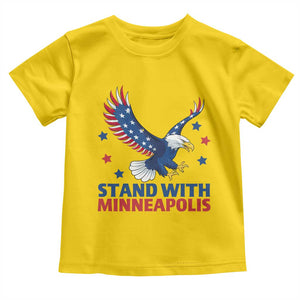 Stand With Minneapolis Toddler T Shirt American Eagle Protest Gift TS12 Daisy Print Your Wear