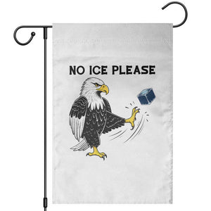 American Eagle No Ice Please Garden Flag Minneapolis Support Gift TS12 White Print Your Wear