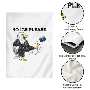 American Eagle No Ice Please Garden Flag Minneapolis Support Gift TS12 Print Your Wear