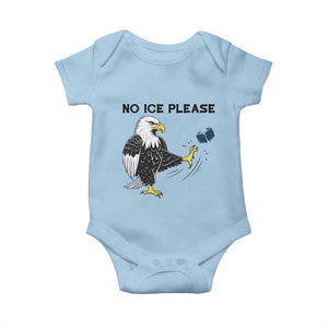 American Eagle No Ice Please Baby Onesie Minneapolis Support Gift TS12 Light Blue Print Your Wear