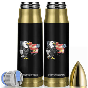 Solidarity With Minneapolis Bullet Tumbler American Eagle No Ice Please Support TS12 Black Print Your Wear