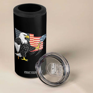 Solidarity With Minneapolis 4 in 1 Can Cooler Tumbler American Eagle No Ice Please Support TS12 Print Your Wear