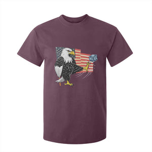 Solidarity With Minneapolis T Shirt For Kid American Eagle No Ice Please Support TS12 Maroon Print Your Wear