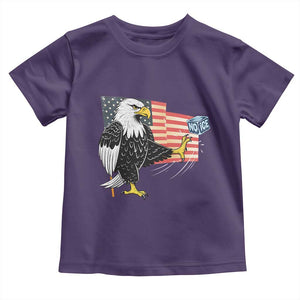 Solidarity With Minneapolis Toddler T Shirt American Eagle No Ice Please Support TS12 Purple Print Your Wear