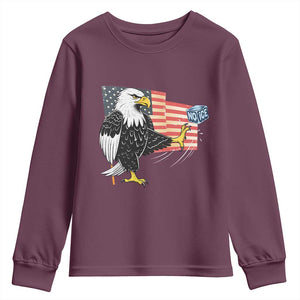 Solidarity With Minneapolis Youth Sweatshirt American Eagle No Ice Please Support TS12 Maroon Print Your Wear
