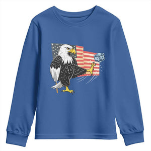 Solidarity With Minneapolis Youth Sweatshirt American Eagle No Ice Please Support TS12 Royal Blue Print Your Wear