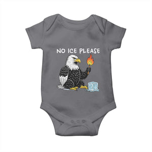 No Ice Please Baby Onesie Funny American Eagle Social Justice Gift TS12 Charcoal Print Your Wear