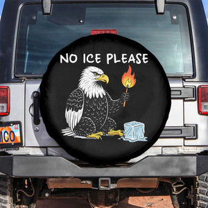 No Ice Please Spare Tire Cover Funny American Eagle Social Justice Gift TS12 No hole Black Print Your Wear