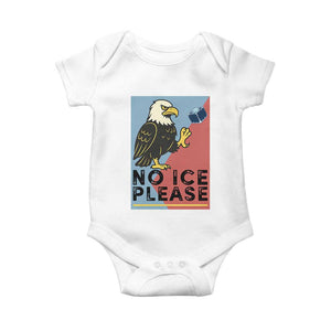 American Eagle No Ice Please Baby Onesie Minnesota Protest Support Gift TS12 White Print Your Wear