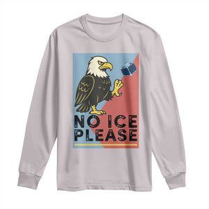American Eagle No Ice Please Long Sleeve Shirt Minnesota Protest Support Gift TS12 Ice Gray Print Your Wear