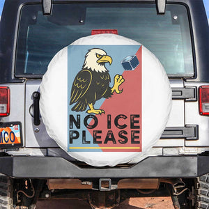 American Eagle No Ice Please Spare Tire Cover Minnesota Protest Support Gift TS12 No hole White Print Your Wear