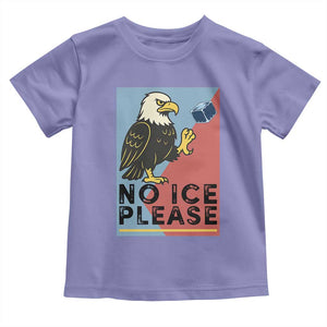 American Eagle No Ice Please Toddler T Shirt Minnesota Protest Support Gift TS12 Violet Print Your Wear
