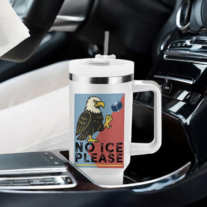 American Eagle No Ice Please Tumbler With Handle Minnesota Protest Support Gift TS12 Print Your Wear