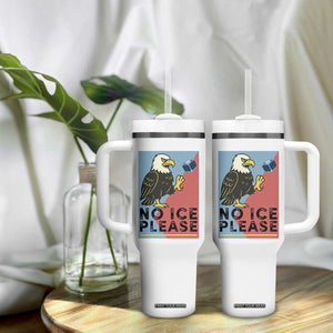 American Eagle No Ice Please Tumbler With Handle Minnesota Protest Support Gift TS12 Print Your Wear