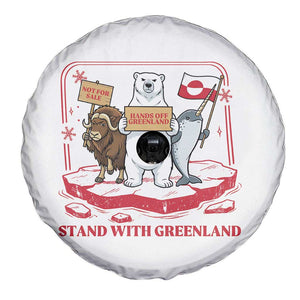 Hands Off Greenland Spare Tire Cover Support Greenlander Gift TS12 Print Your Wear