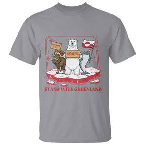 Hands Off Greenland T Shirt Support Greenlander Gift TS12 Sport Gray Print Your Wear