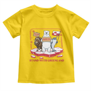 Hands Off Greenland Toddler T Shirt Support Greenlander Gift TS12 Daisy Print Your Wear