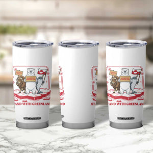 Hands Off Greenland Tumbler Cup Support Greenlander Gift TS12 Print Your Wear
