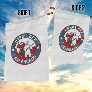 Hands Off Greenland Garden Flag Anti Authoritarian Political Gag Gift TS12 Print Your Wear