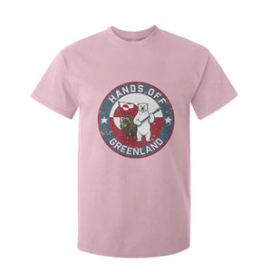 Hands Off Greenland T Shirt For Kid Anti Authoritarian Political Gag Gift TS12 Light Pink Print Your Wear