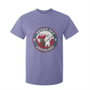 Hands Off Greenland T Shirt For Kid Anti Authoritarian Political Gag Gift TS12 Violet Print Your Wear