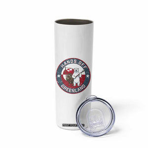 Hands Off Greenland Skinny Tumbler Anti Authoritarian Political Gag Gift TS12 Print Your Wear