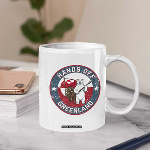 Hands Off Greenland Coffee Mug Anti Authoritarian Political Gag Gift TS12 Print Your Wear