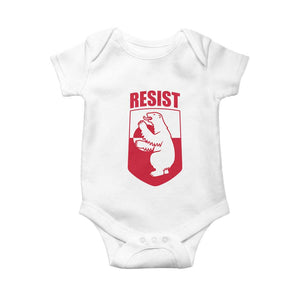 Greenland Resist Baby Onesie Stand With Greenlanders TS12 White Print Your Wear