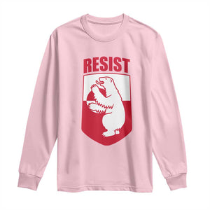Greenland Resist Long Sleeve Shirt Stand With Greenlanders TS12 Light Pink Print Your Wear