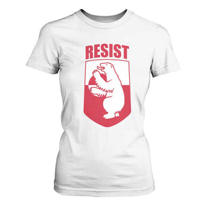 Greenland Resist T Shirt For Women Stand With Greenlanders TS12 White Print Your Wear