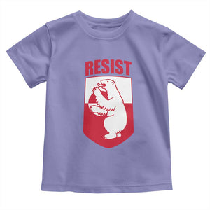 Greenland Resist Toddler T Shirt Stand With Greenlanders TS12 Violet Print Your Wear